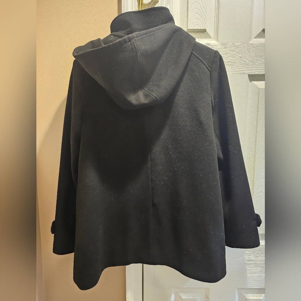 Lauren Ralph Lauren Women's Hooded A-Line Coat Size 12 - Picture 2 of 11